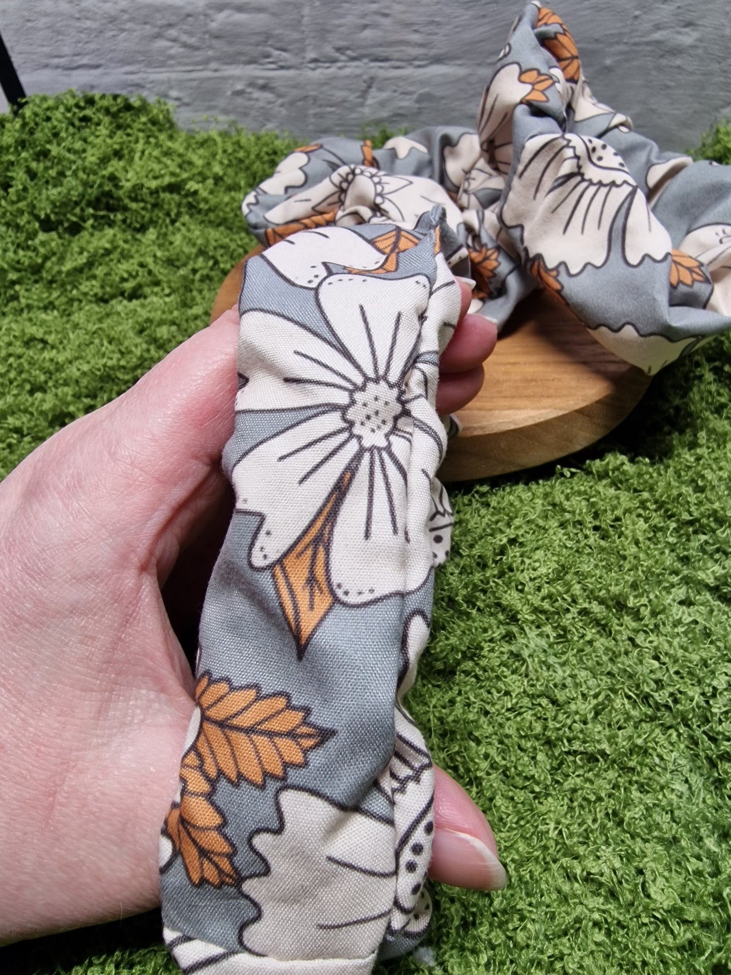 Scrunchie "80's Flowers"