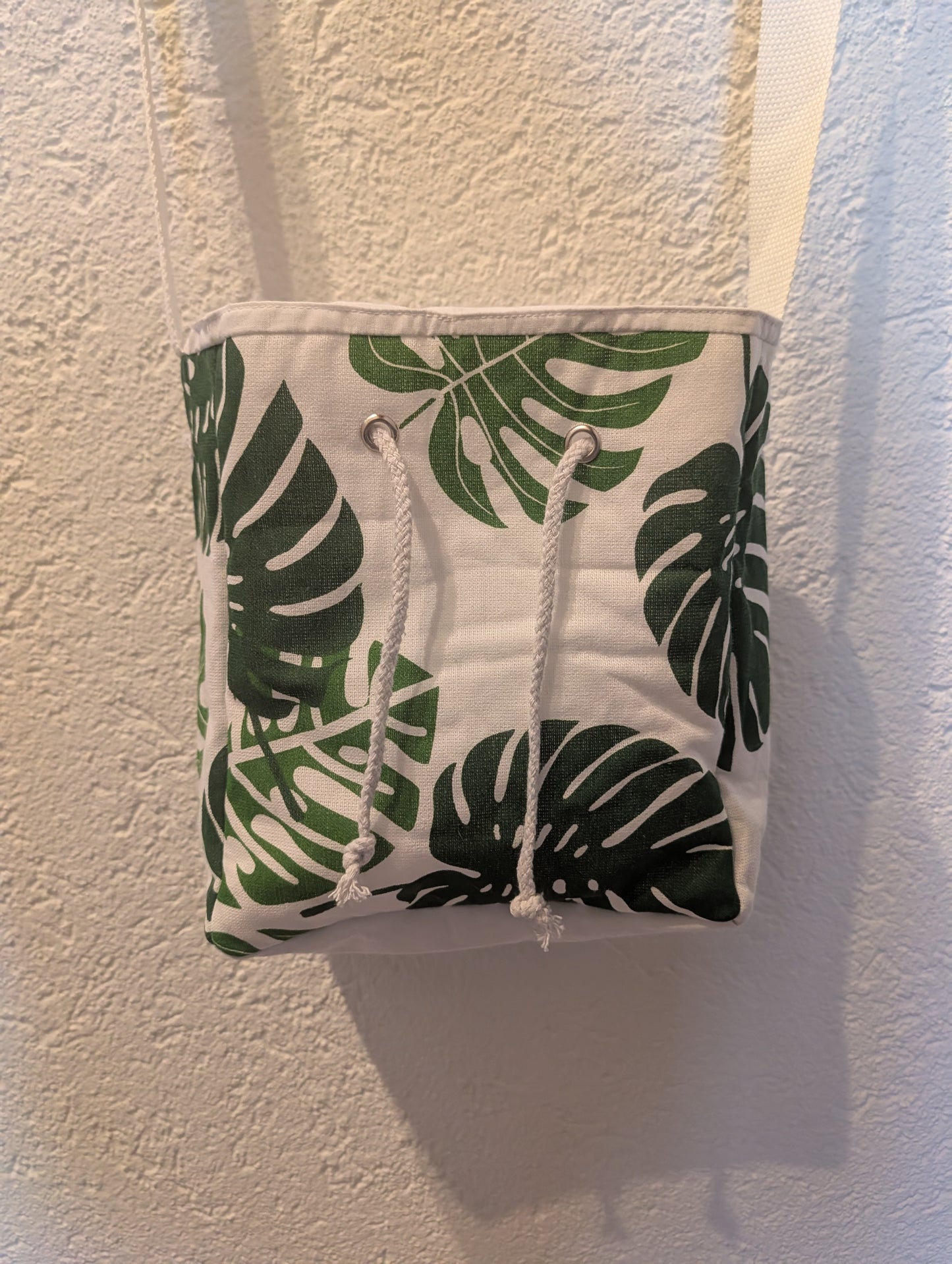 Kordeltasche *Monstera*