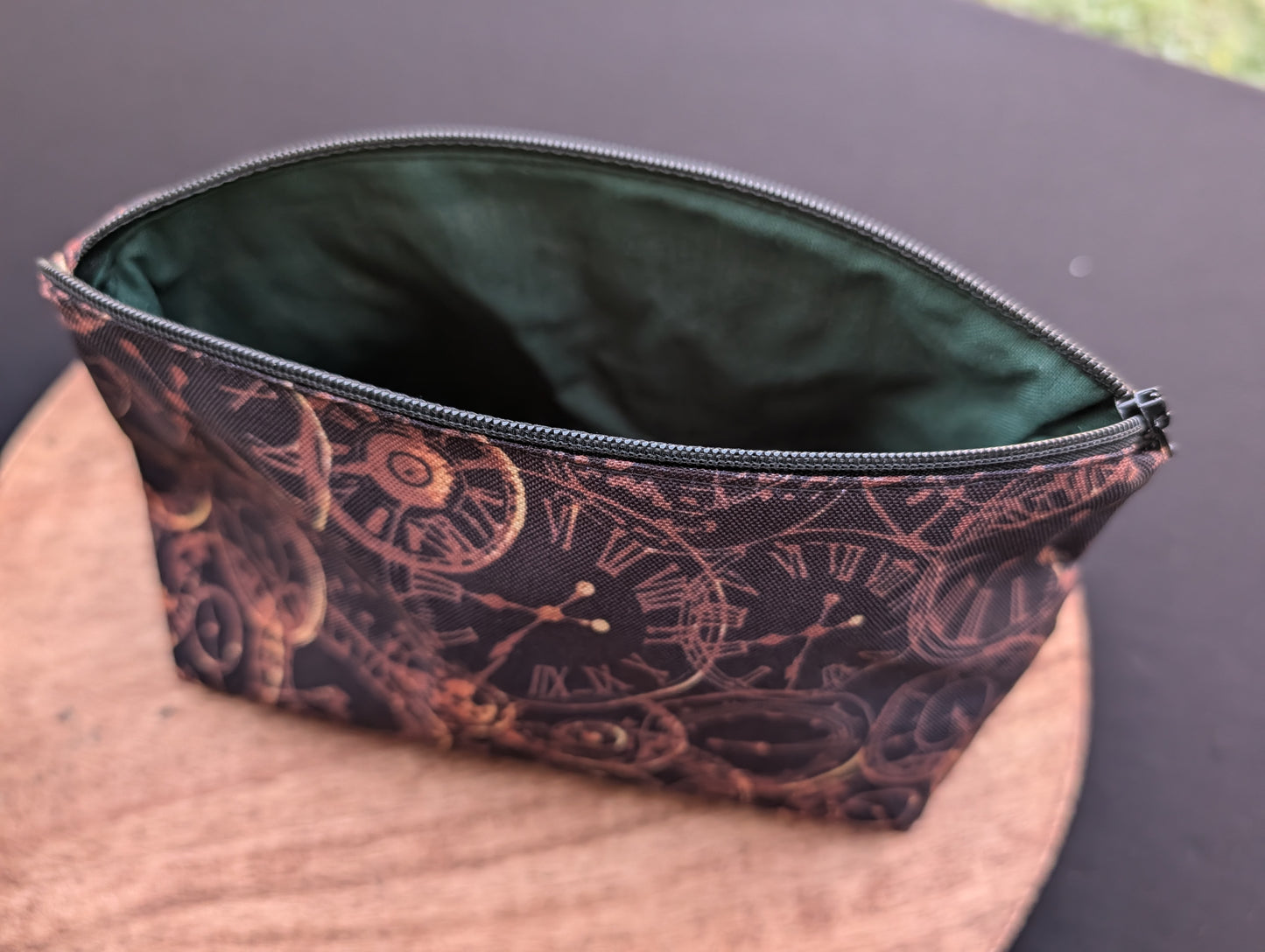 Kleine Kosmetiktasche *Uhrwerk*
