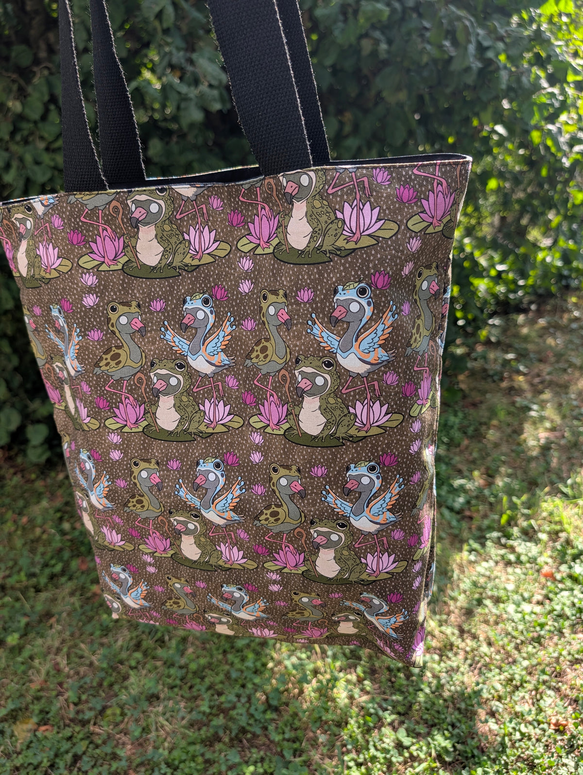 *Shopperbag Frogs and Feathers*