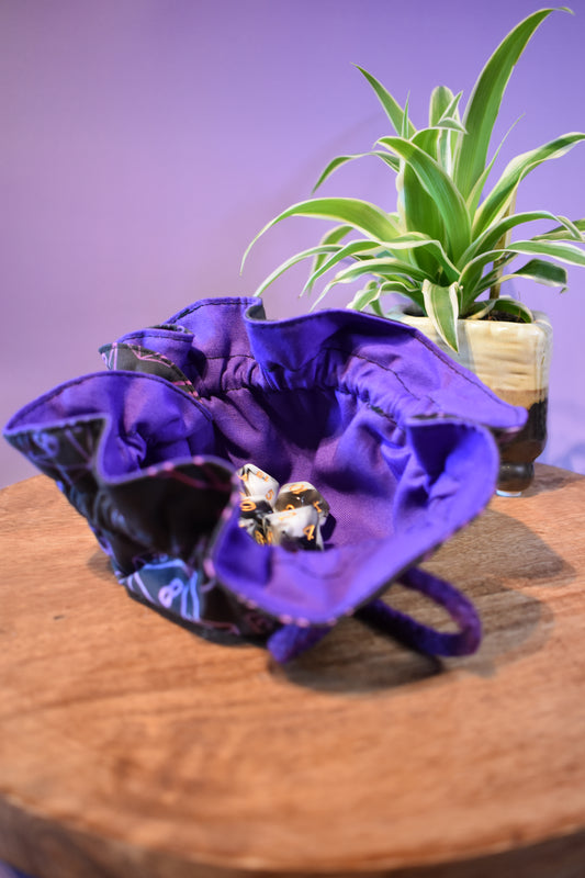 1er Dicebag "Würfel Violett"
