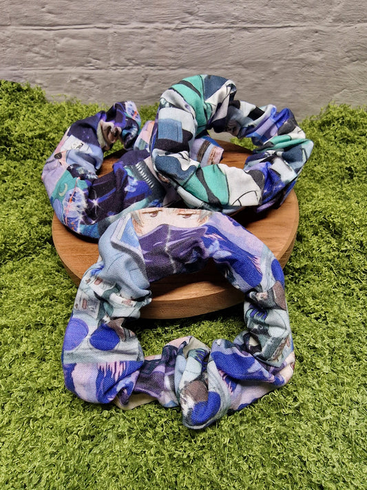 Scrunchie "Toge türkis"