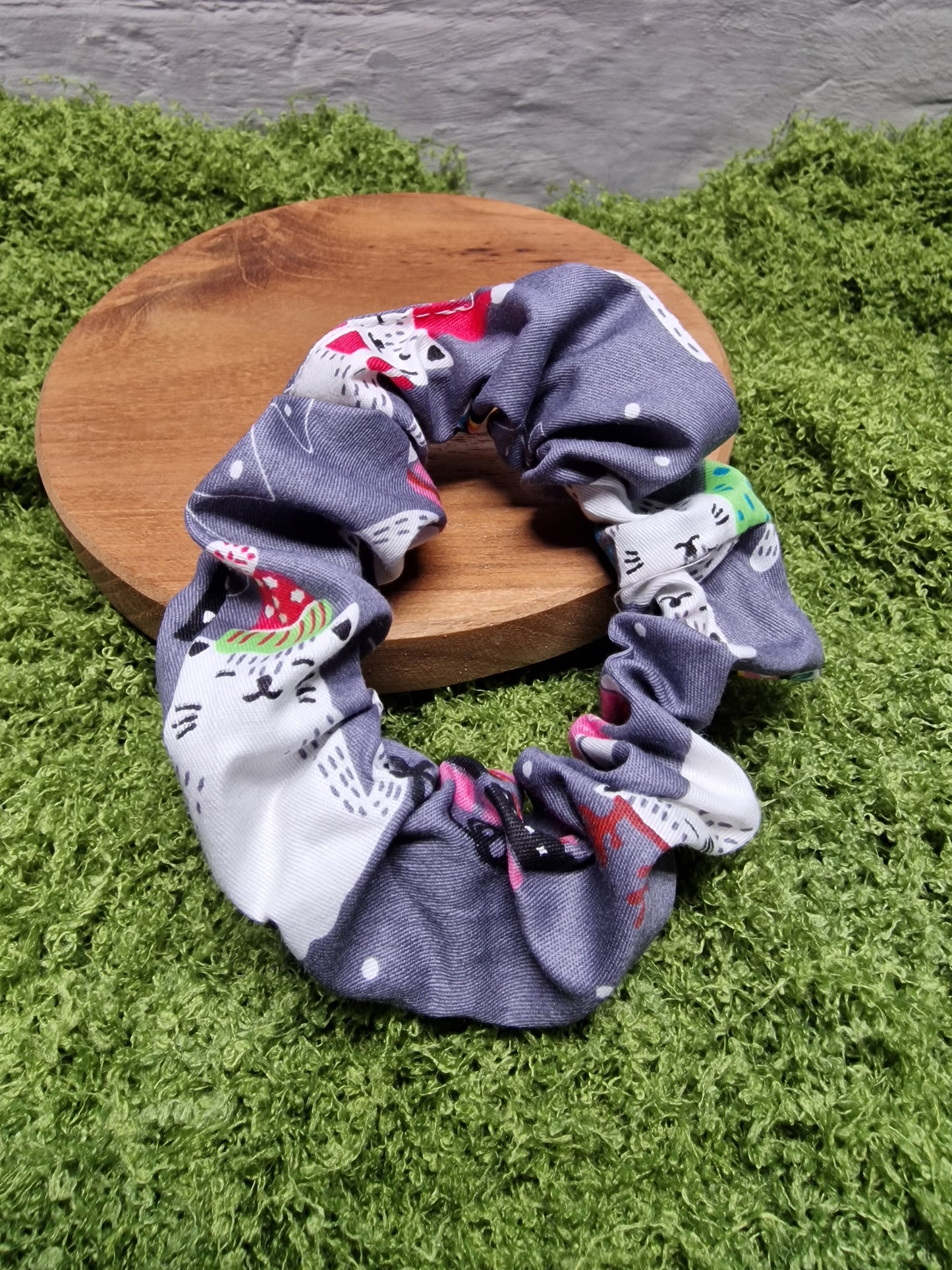 Scrunchie "Christmas Cat"