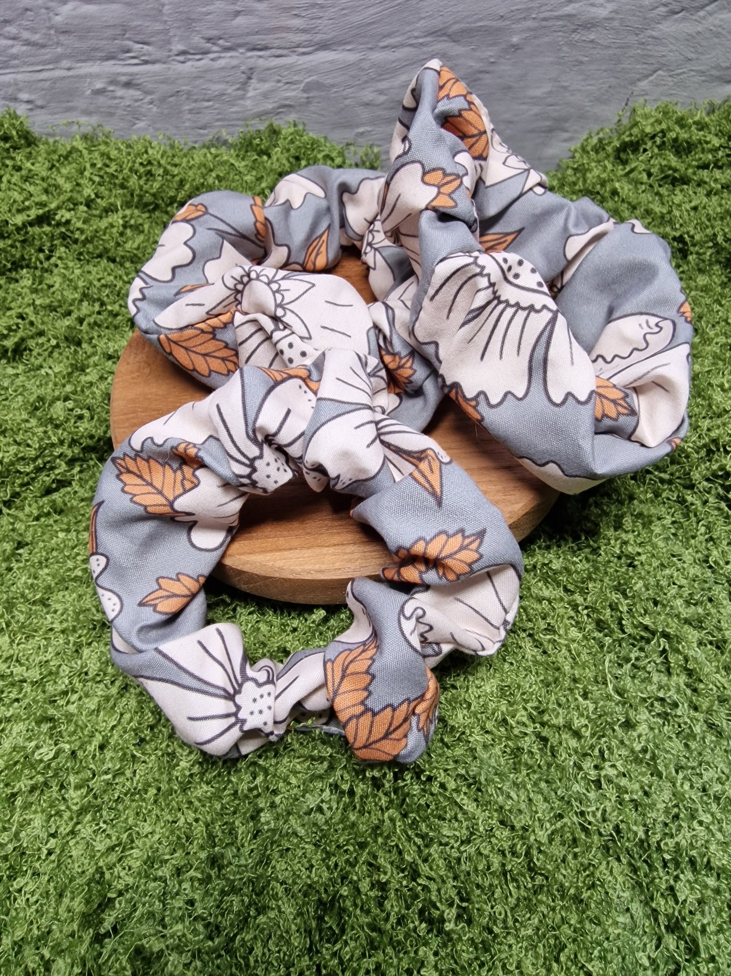 Scrunchie "80's Flowers"