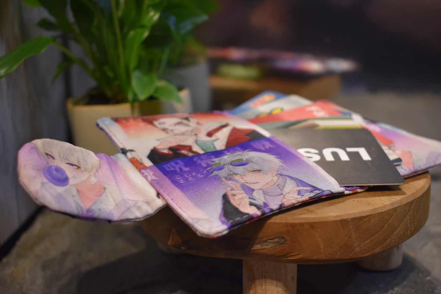Kartenportemonnaie "JJK Violett "