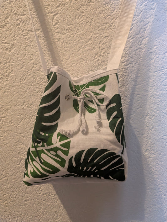 Kordeltasche *Monstera*