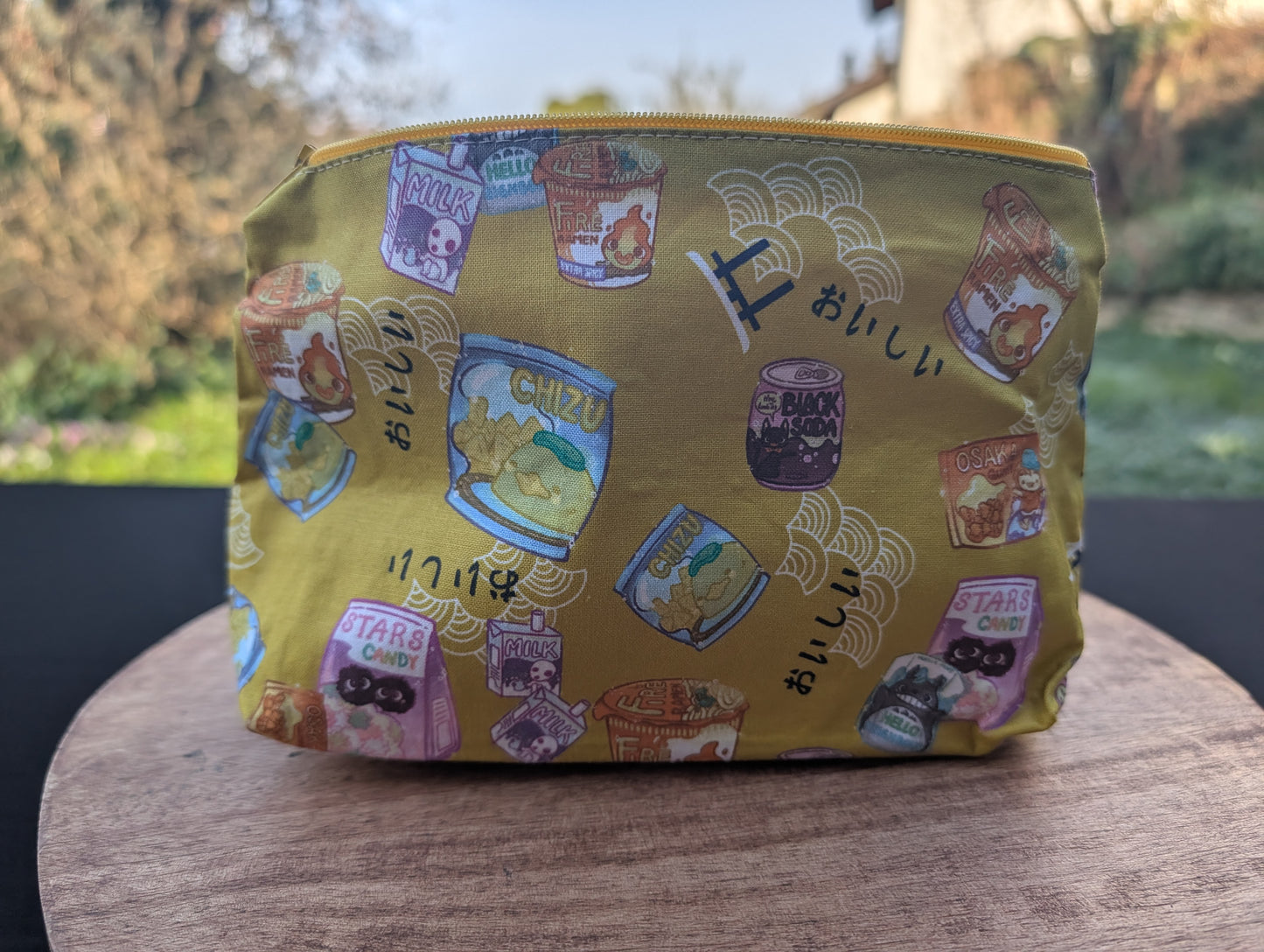 Kleine Kosmetiktasche *Ghibli Food*