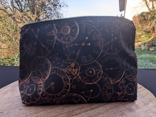 Kleine Kosmetiktasche *Uhrwerk*