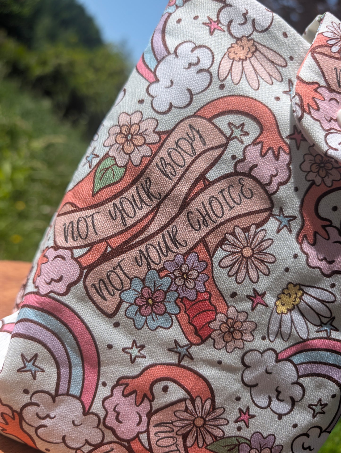 Booksleeve "Not your Body, not your Choice"