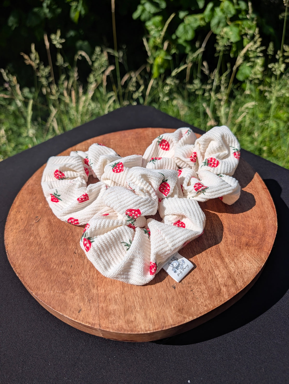 Scrunchie "Erdbeertraum"