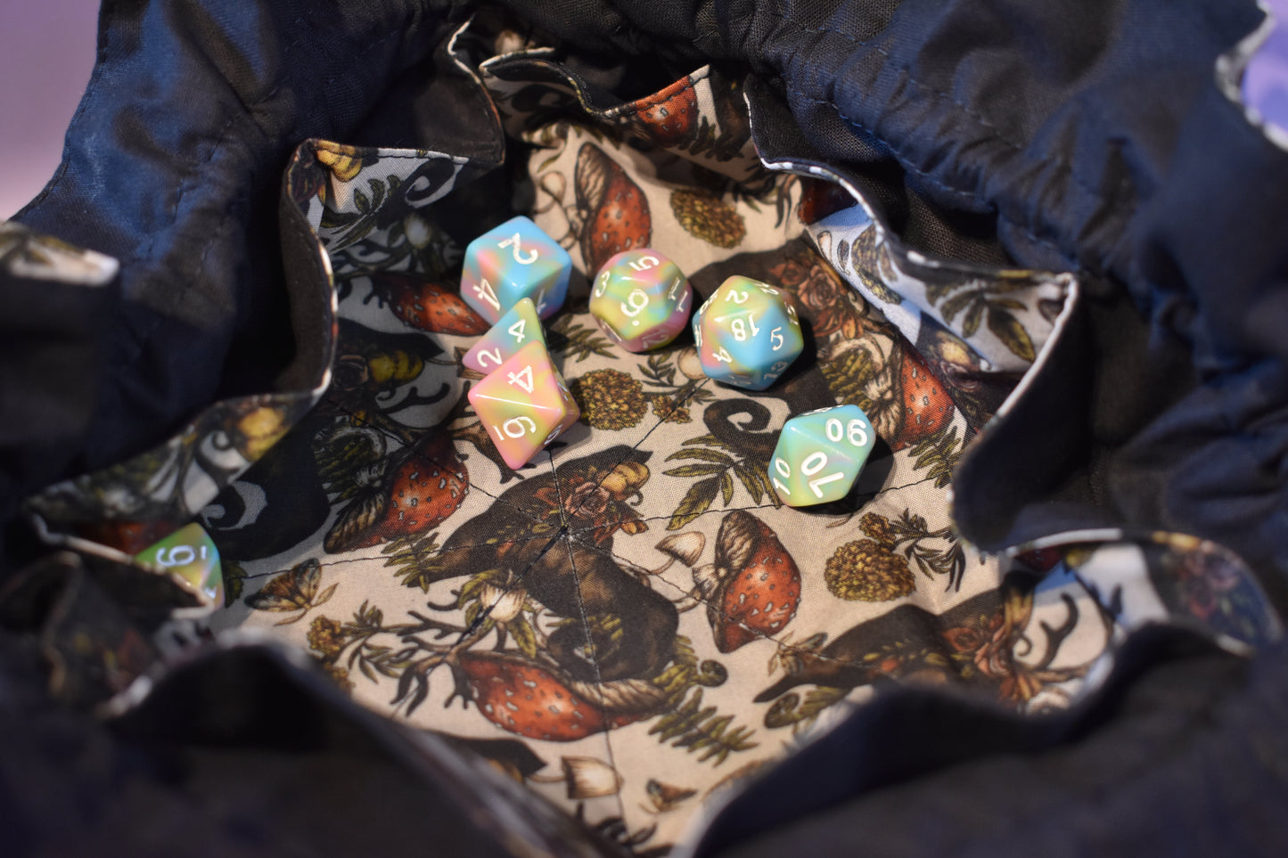 8er Dicebag "Wicca Hut"