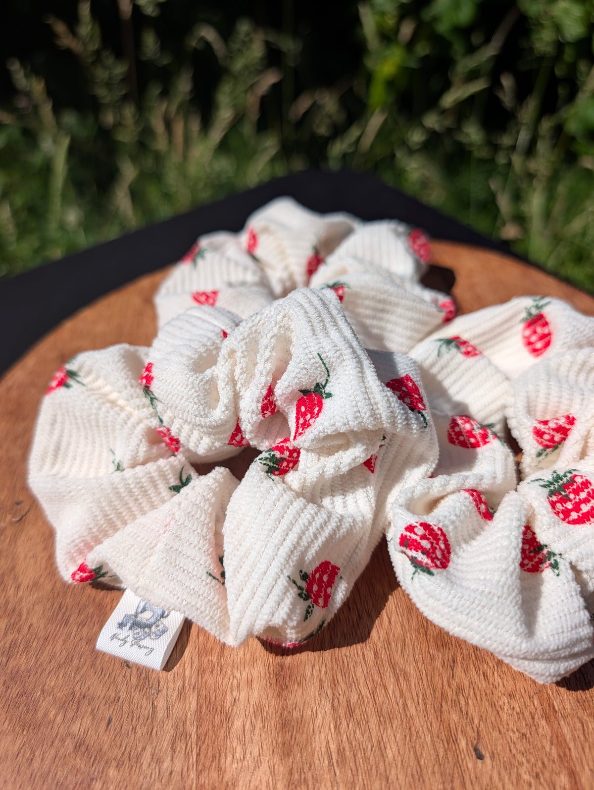 Scrunchie "Erdbeertraum"