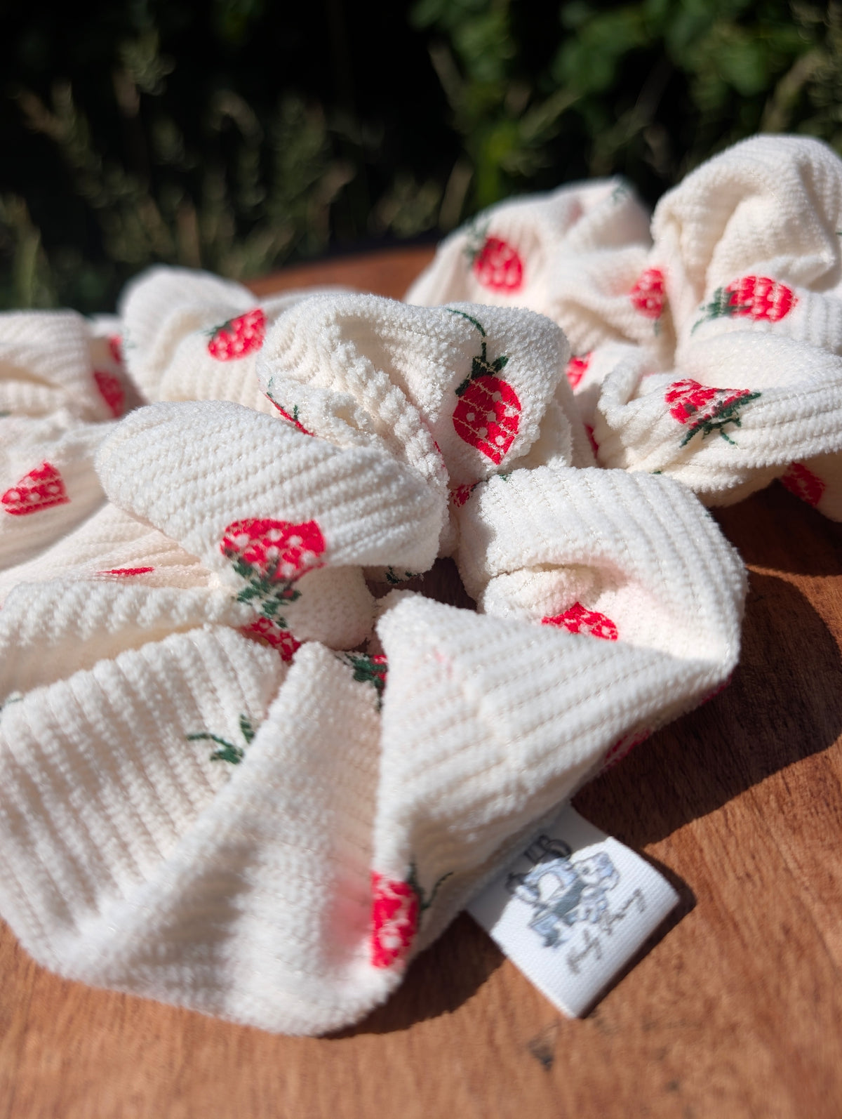 Scrunchie "Erdbeertraum"